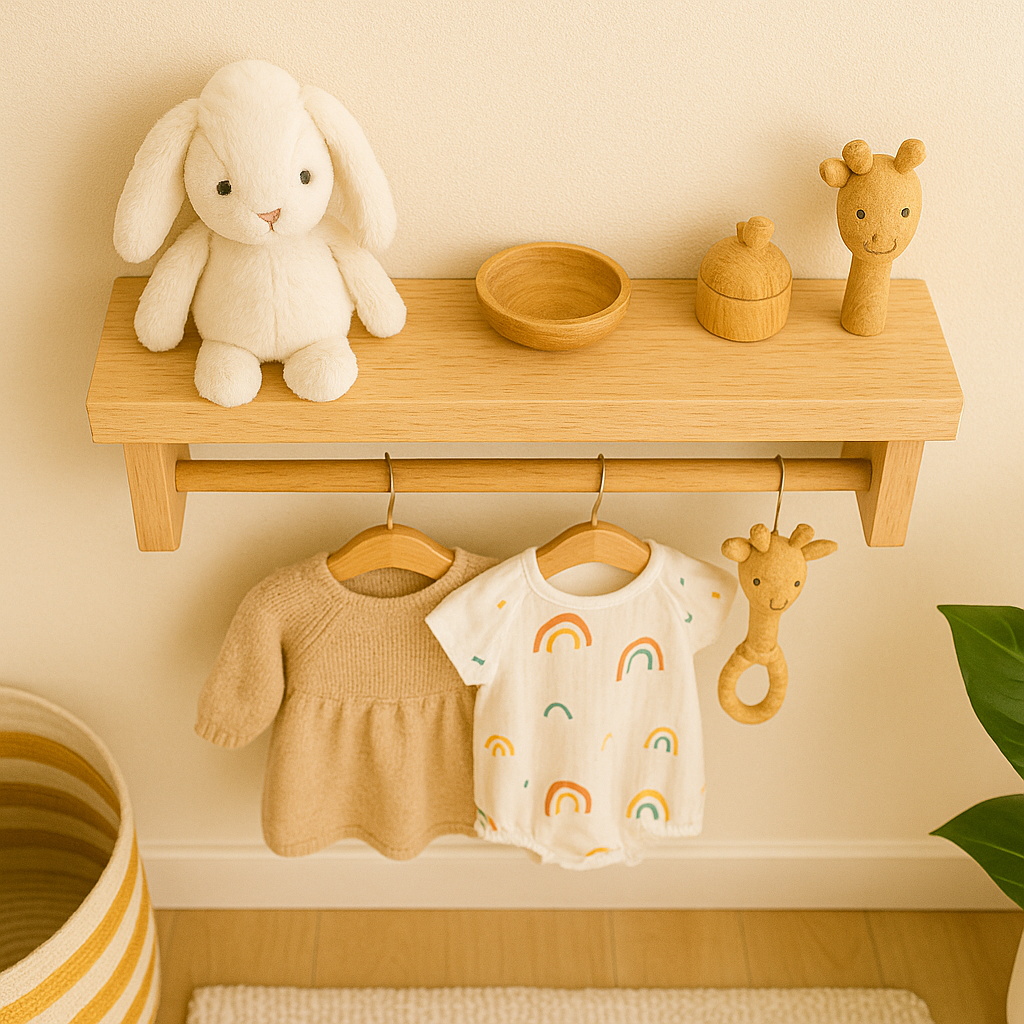 Estante madera habitacion infantil