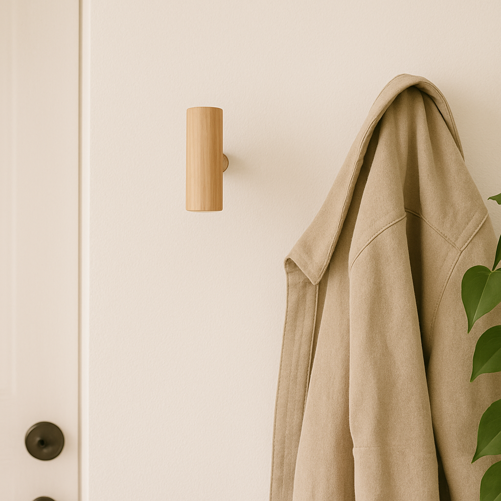 Colgador de Madera Nilo – Diseño Exclusivo y Funcionalidad Artesanal. Pack de 2