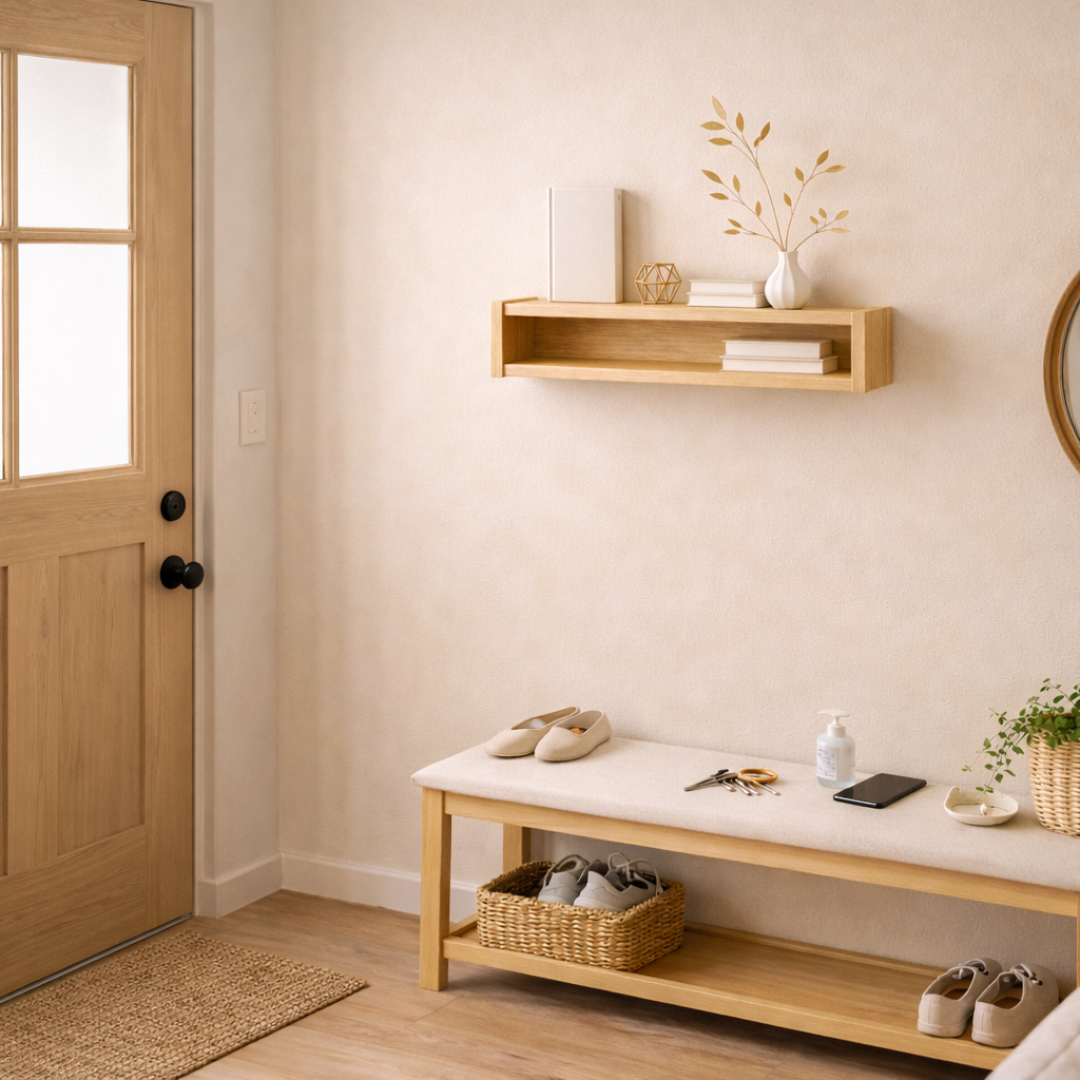 Estante Skoglin Escandinavo Minimalista en Pino macizo