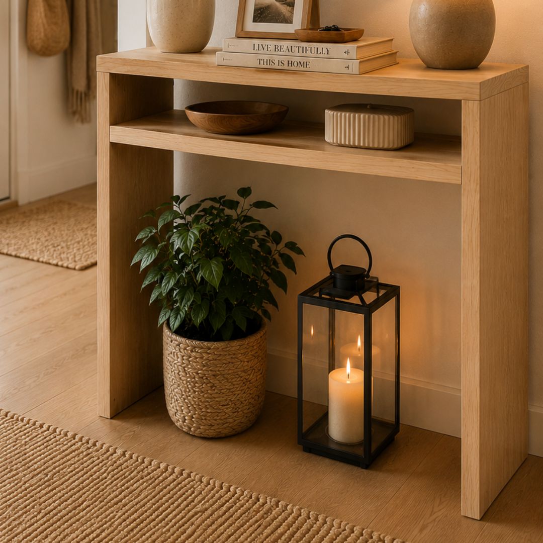 Mueble Recibidor de Pasillo en Madera TIERRA