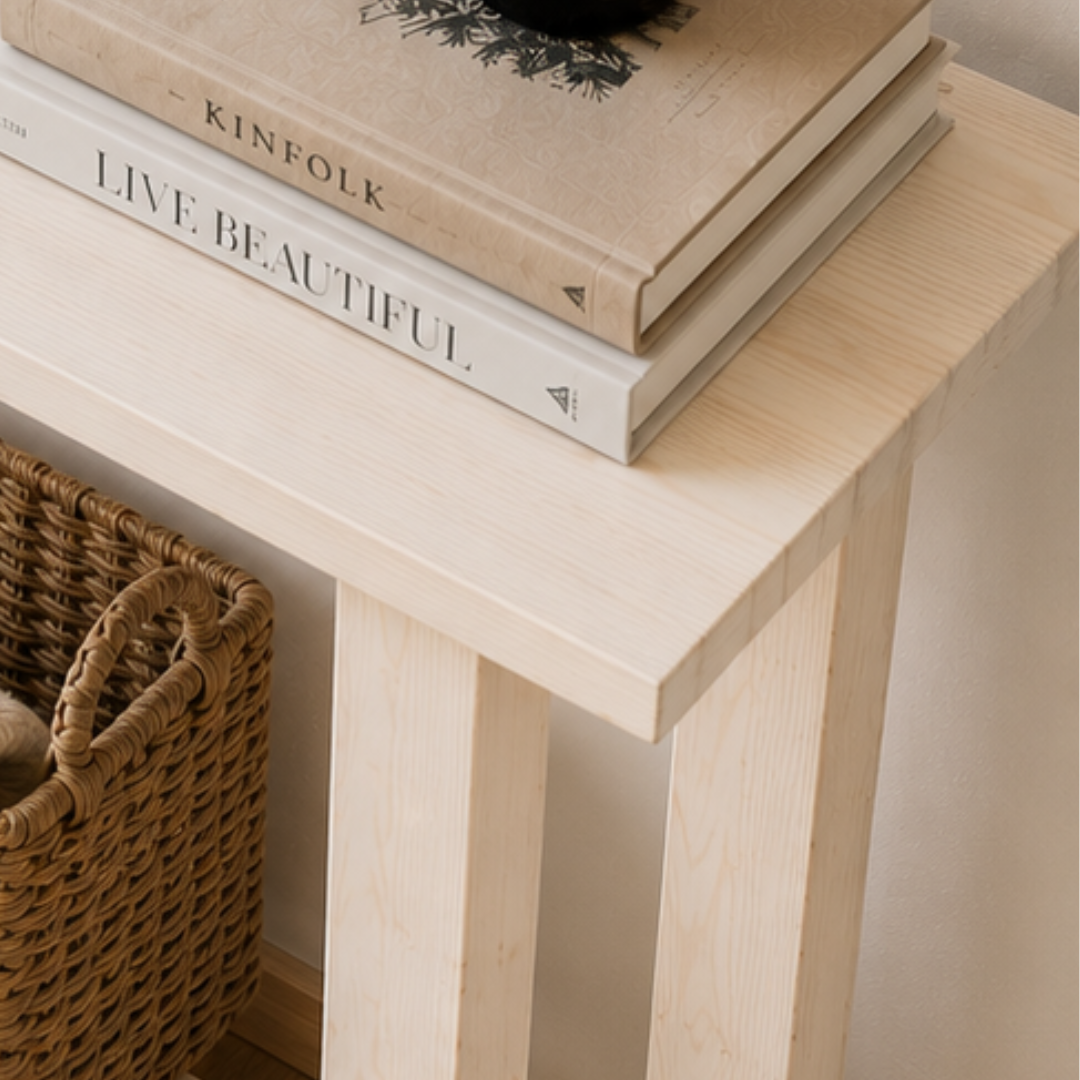 Mueble Recibidor Estrecho de Madera Lauren (Fondo 20cm / 30cm)